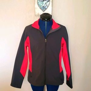 NWOT Soft Shell Jacket, size M, Grey & Pink